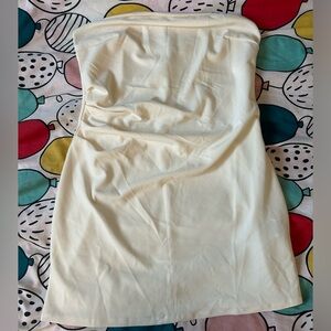 Size large white strapless h & m dress